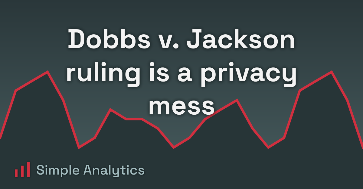 Dobbs v. Jackson ruling is a privacy mess