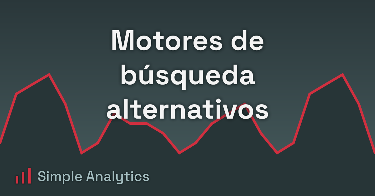 Motores de búsqueda alternativos