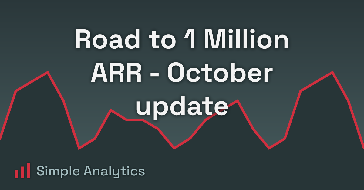 Road to 1 Million ARR - October update