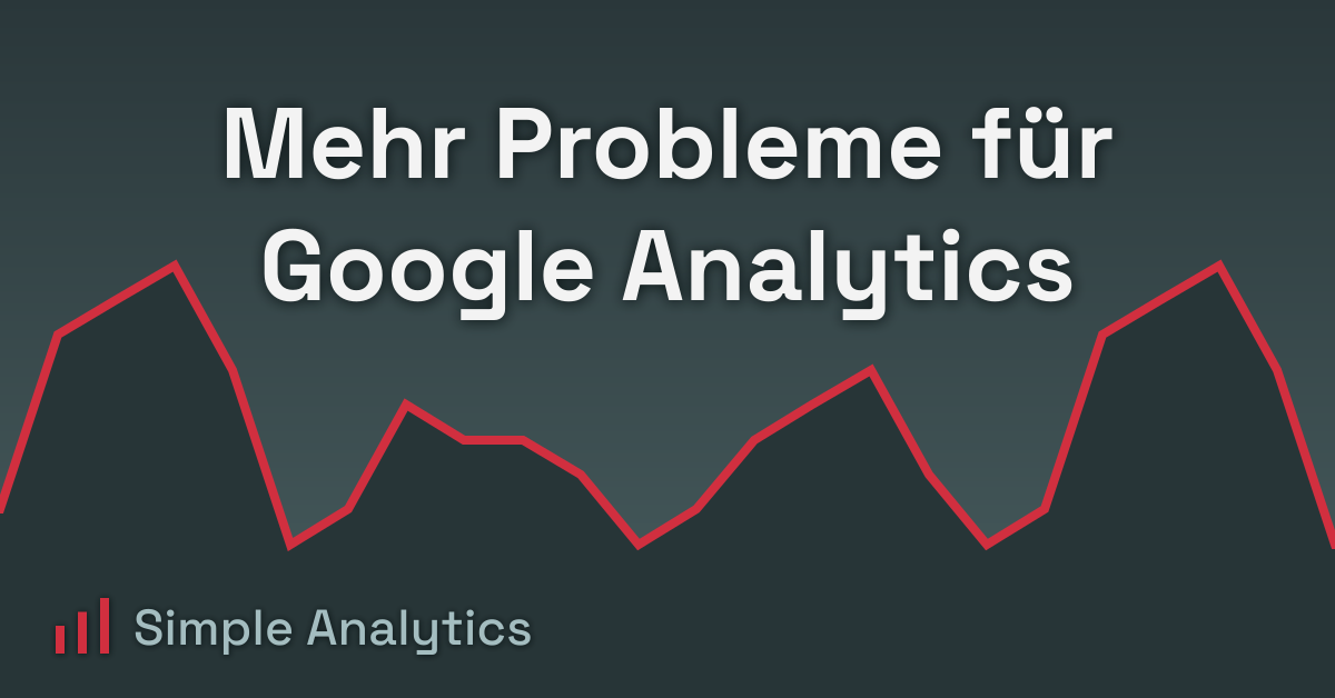 Mehr Probleme für Google Analytics