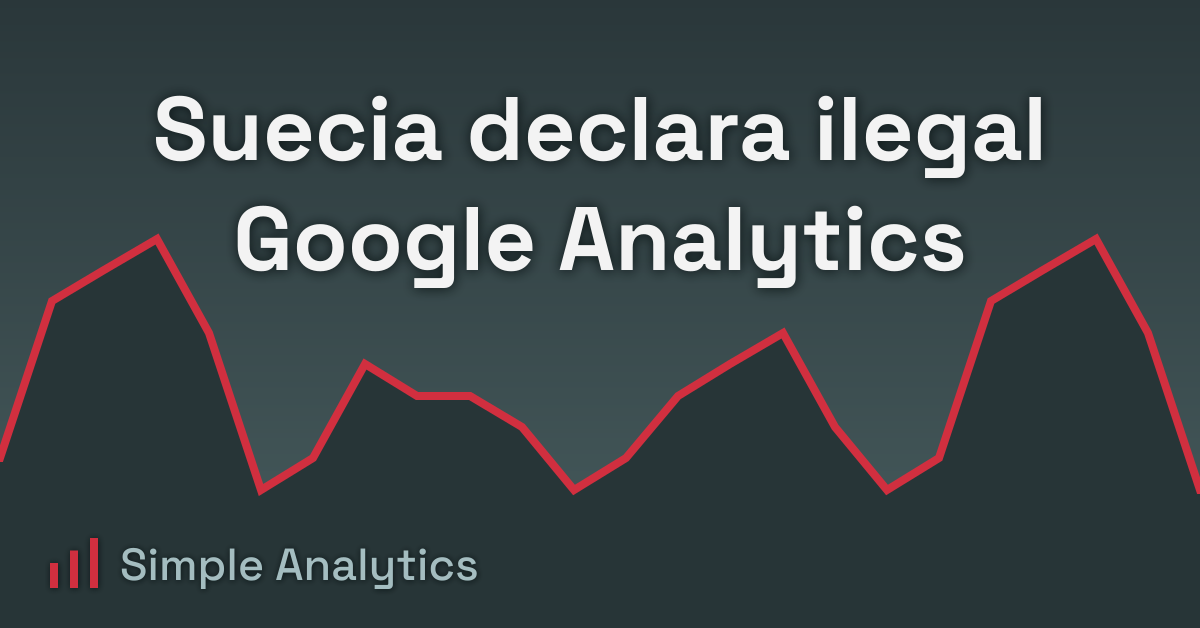 Suecia declara ilegal Google Analytics