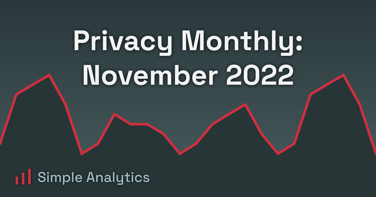 Privacy Monthly: November 2022