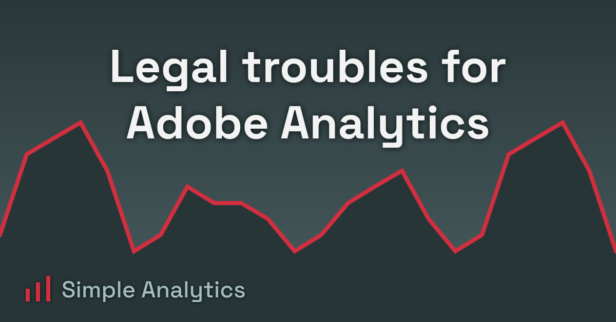 Legal troubles for Adobe Analytics