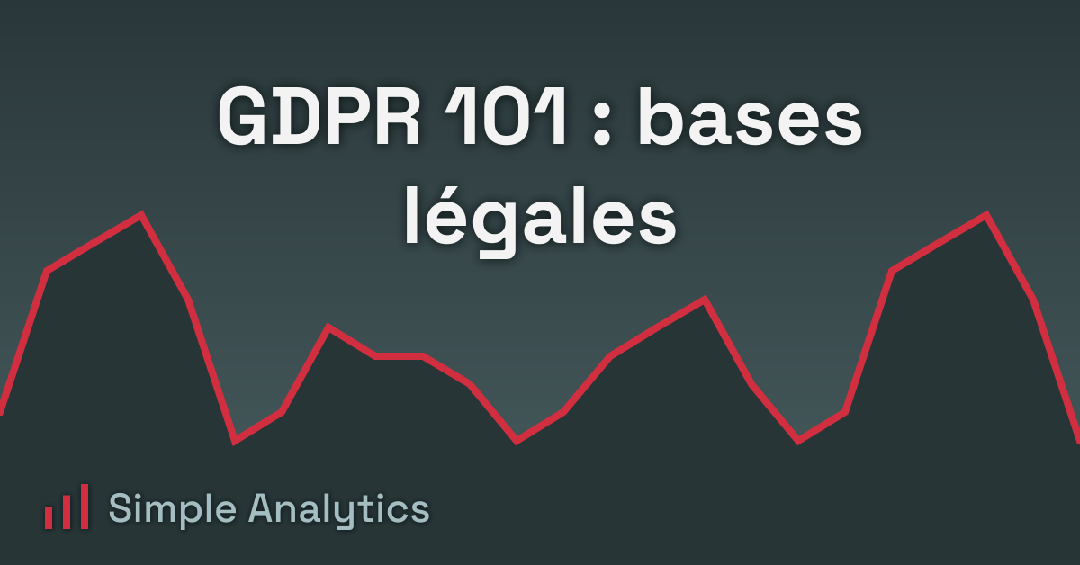 GDPR 101 : bases légales