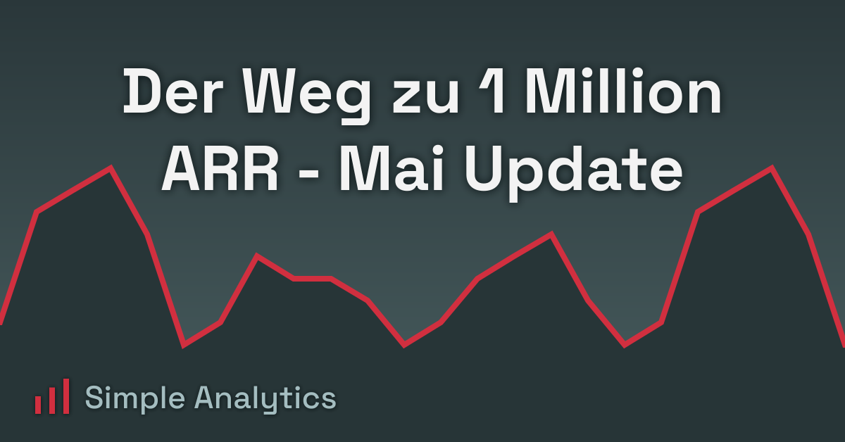 Der Weg zu 1 Million ARR - Mai Update