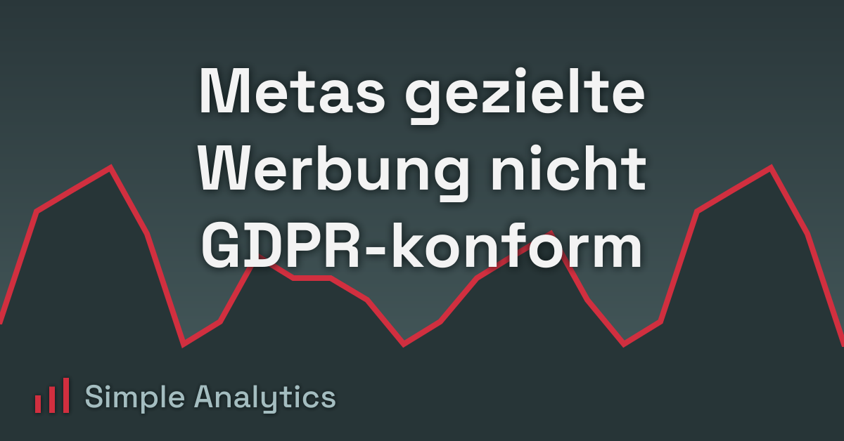 Metas gezielte Werbung nicht GDPR-konform