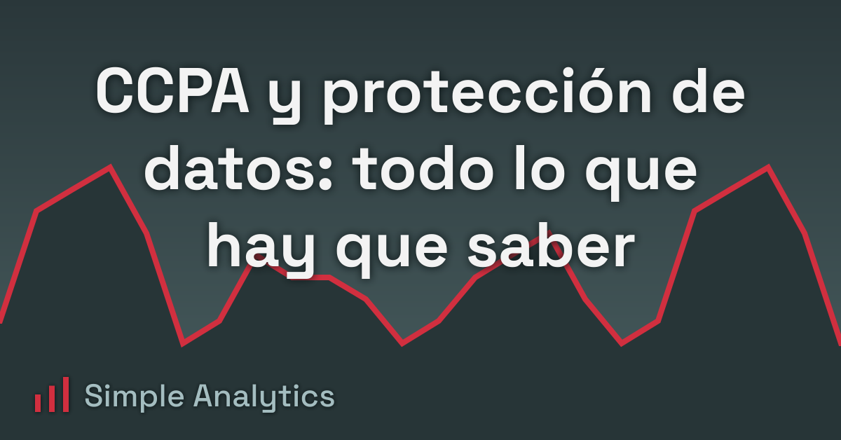 CCPA y protección de datos: todo lo que hay que saber