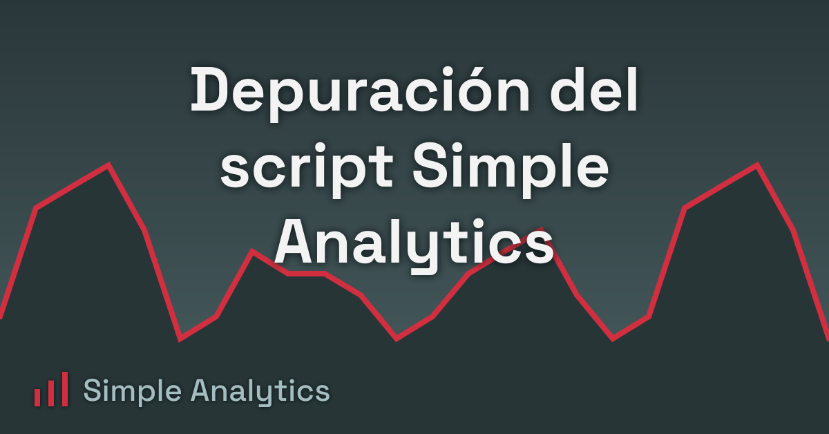 Depuración del script Simple Analytics