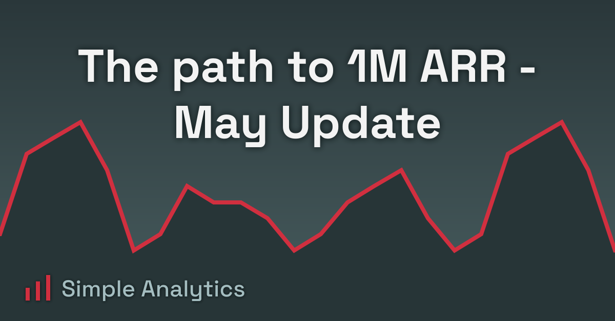 The path to 1M ARR - May Update