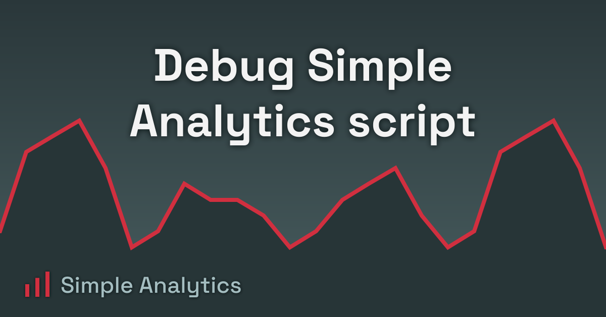 Debug Simple Analytics script